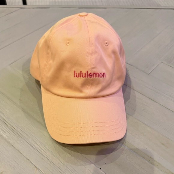 NWOT Lululemon Athletic Cap, Peach/Apricot, Size Medium - Picture 2 of 15